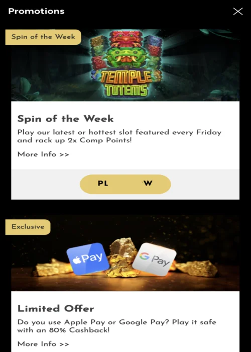 Bonos Midas Casino